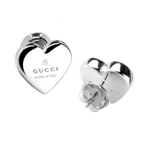 gucci atuds|gucci heart earrings studs.